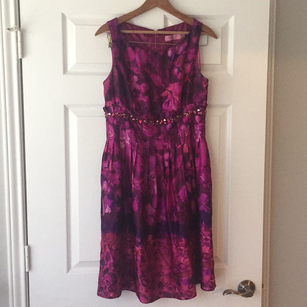 Jeweled Eliza J cocktail dress